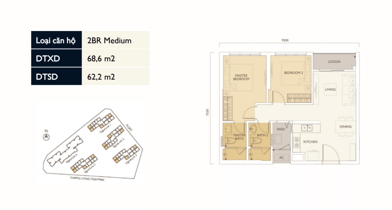 2BR Medium Lumi Hanoi