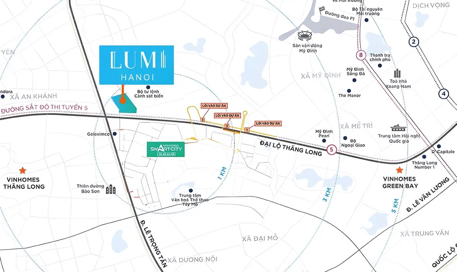 Maps Lumi Hanoi Capitaland